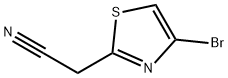 2-Thiazoleacetonitrile, 4-bromo- Struktur