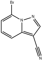 Pyrazolo[1,5-a]pyridine-3-carbonitrile, 7-bromo- Struktur