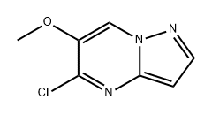 Pyrazolo[1,5-a]pyrimidine, 5-chloro-6-methoxy- Struktur