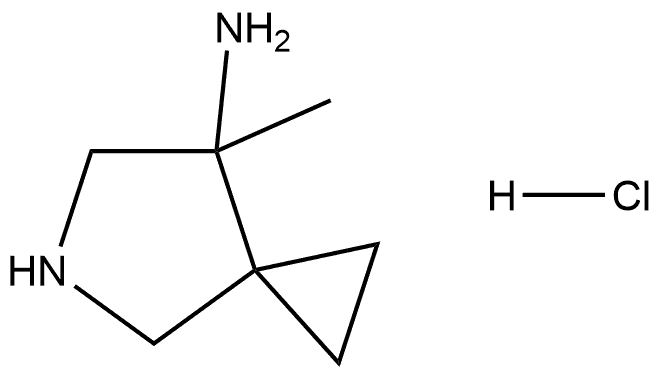 7-methyl-5-azaspiro[2.4]heptan-7-amine Struktur