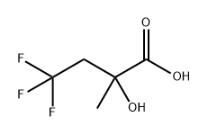 Butanoic acid, 4,4,4-trifluoro-2-hydroxy-2-methyl- Struktur