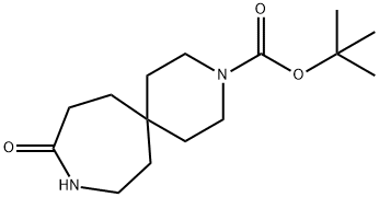 3,9-Diazaspiro[5.6]dodecane-3-carboxylic acid, 10-oxo-, 1,1-dimethylethyl ester Struktur