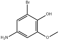 Phenol, 4-amino-2-bromo-6-methoxy- Struktur