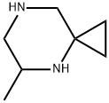 4,7-Diazaspiro[2.5]octane, 5-methyl- Struktur