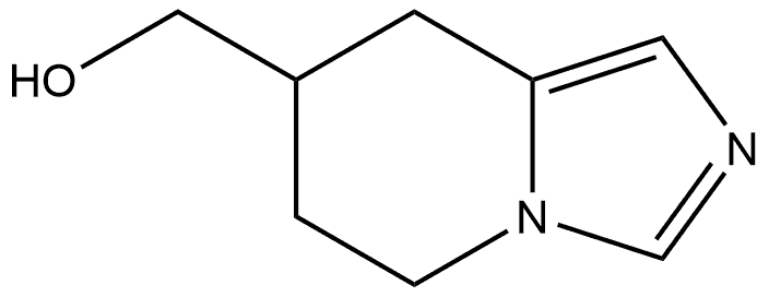 5,6,7,8-Tetrahydroimidazo[1,5-a]pyridine-7-methanol Struktur