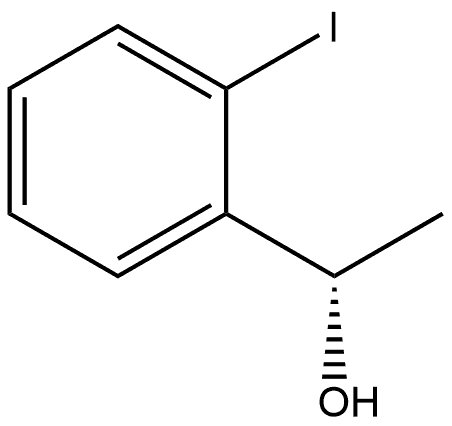 Benzenemethanol, 2-iodo-α-methyl-, (αS)- Struktur