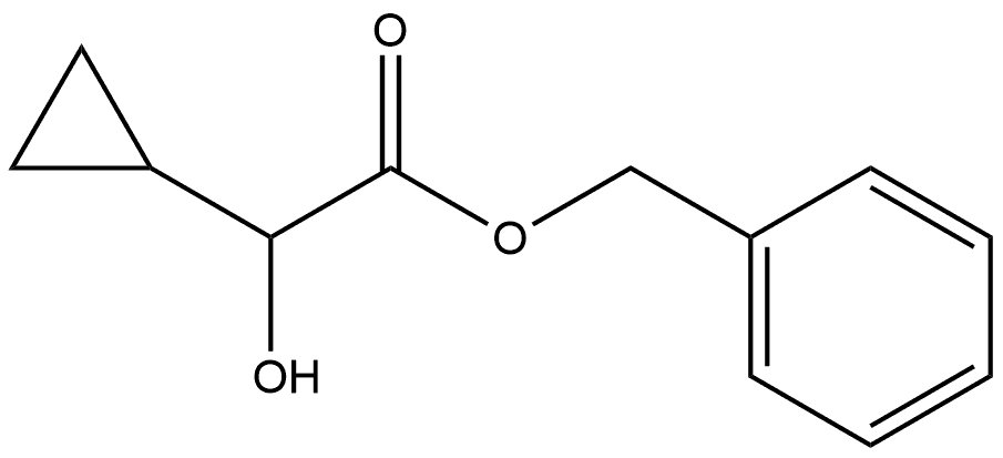 Cyclopropaneacetic acid, α-hydroxy-, phenylmethyl ester|2-環(huán)丙基-2-羥基乙酸芐酯