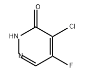 3(2H)-Pyridazinone, 4-chloro-5-fluoro- Struktur