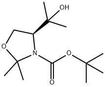 3-Oxazolidinecarboxylic acid, 4-(1-hydroxy-1-methylethyl)-2,2-dimethyl-, 1,1-dimethylethyl ester, (4S)-