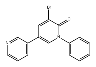 [3,3'-Bipyridin]-6(1H)-one, 5-bromo-1-phenyl- Struktur