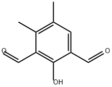 1,3-Benzenedicarboxaldehyde, 2-hydroxy-4,5-dimethyl- Struktur