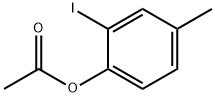 Phenol, 2-iodo-4-methyl-, 1-acetate Struktur