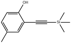 Phenol, 4-methyl-2-[2-(trimethylsilyl)ethynyl]-