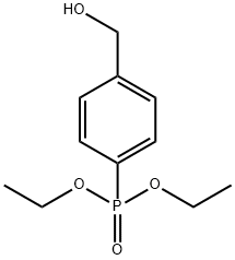 Phosphonic acid, P-[4-(hydroxymethyl)phenyl]-, diethyl ester Struktur