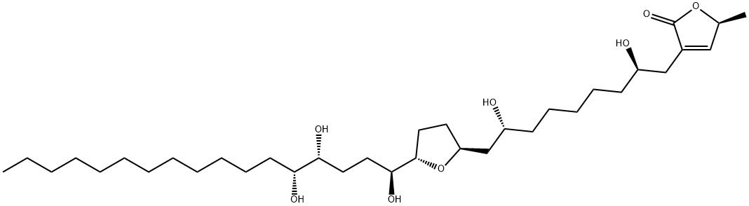 Annopentocin A Struktur