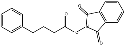 Benzenebutanoic acid, 1,3-dihydro-1,3-dioxo-2H-isoindol-2-yl ester Struktur