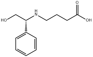 Butanoic acid, 4-[[(1R)-2-hydroxy-1-phenylethyl]amino]- Struktur