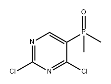 Pyrimidine, 2,4-dichloro-5-(dimethylphosphinyl)- Struktur