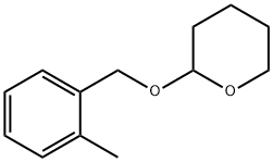 2H-Pyran, tetrahydro-2-[(2-methylphenyl)methoxy]- Struktur