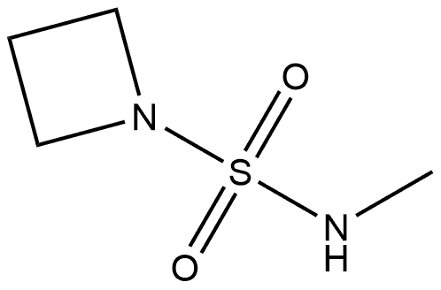 N-methylazaetidine-1-sulfonamide Struktur