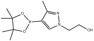 1H-Pyrazole-1-ethanol, 3-methyl-4-(4,4,5,5-tetramethyl-1,3,2-dioxaborolan-2-yl)- Struktur