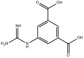 5-Guanidinoisophthalic acid Struktur