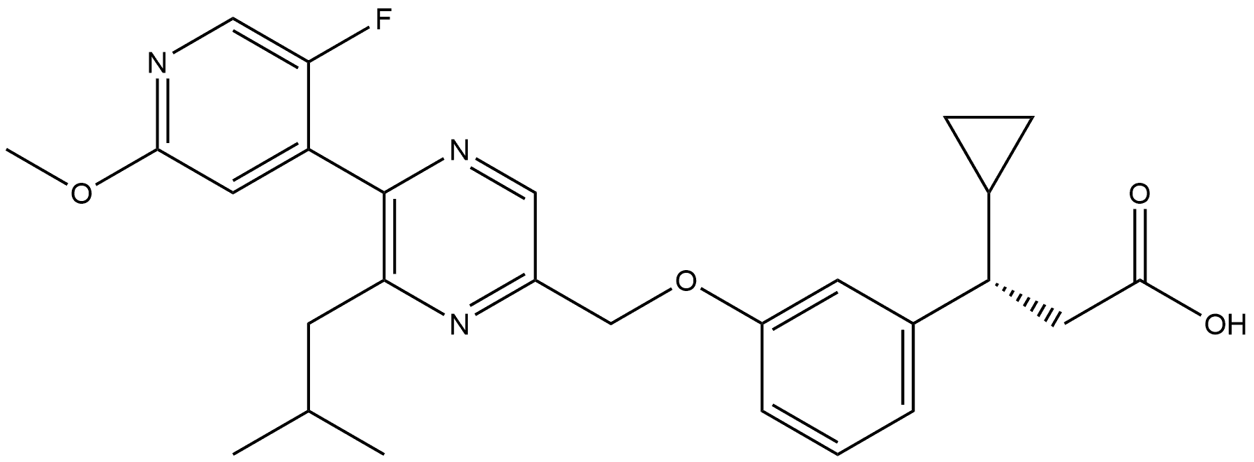 GPR40 agonist 1 Struktur