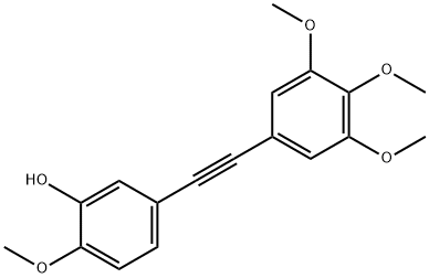 Phenol, 2-methoxy-5-[2-(3,4,5-trimethoxyphenyl)ethynyl]-