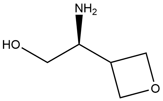 3-Oxetaneethanol, β-amino-, (βS)- Struktur