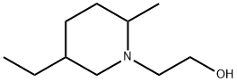 1-Piperidineethanol, 5-ethyl-2-methyl- Struktur