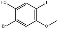 5-Iodo-2-bromo-4-methoxyphenol Struktur