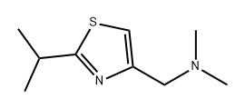 4-Thiazolemethanamine, N,N-dimethyl-2-(1-methylethyl)- Struktur