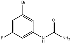 3-Bromo-5-fluorophenylurea Structure