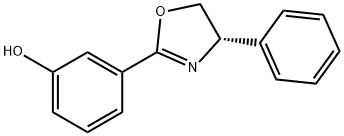 (S)-3-(4-Phenyl-4,5-dihydrooxazol-2-yl)phenol Struktur