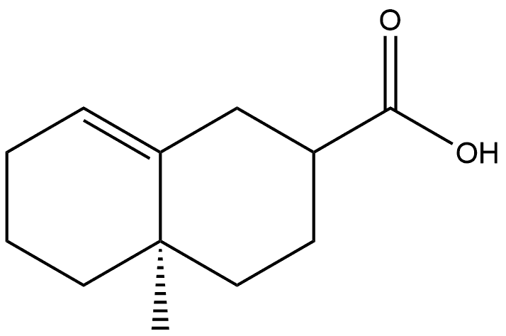 2-Naphthoic acid, 1,2β,3,4,4a,5,6,7-octahydro-4aα-methyl- (8CI) Struktur