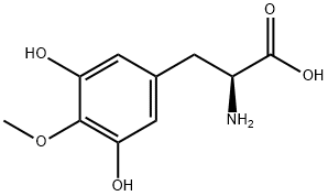 Tyrosine, 3,5-dihydroxy-O-methyl- Struktur