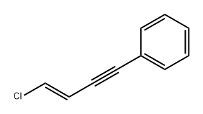 Benzene, [(3E)-4-chloro-3-buten-1-ynyl]- Struktur