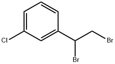 Benzene, 1-chloro-3-(1,2-dibromoethyl)- Struktur