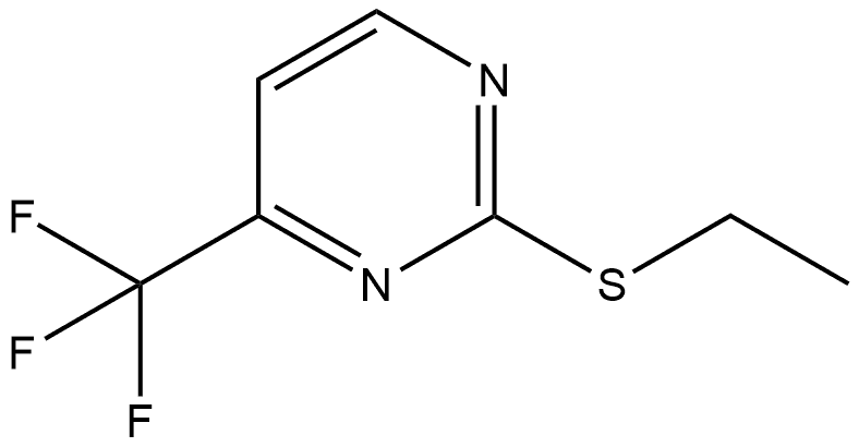 2-Ethylsulfanyl-4-trifluoromethyl-pyrimidine Struktur