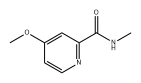 2-Pyridinecarboxamide, 4-methoxy-N-methyl- Struktur