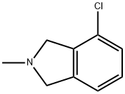 1H-Isoindole, 4-chloro-2,3-dihydro-2-methyl- Struktur