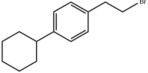 Benzene, 1-(2-bromoethyl)-4-cyclohexyl- Struktur