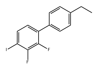 1,1'-Biphenyl, 4'-ethyl-2,3-difluoro-4-iodo- Struktur