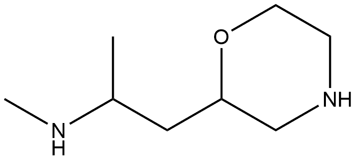 2-Morpholineethanamine,N,α-dimethyl- Struktur