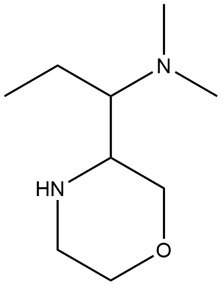 3-Morpholinemethanamine, α-ethyl-N,N_x005f_x005f_x005f_x005f_x005f_x0002_dimethyl- Struktur