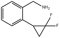 Benzenemethanamine, 2-(2,2-difluorocyclopropyl)- Struktur