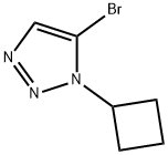 5-Bromo-1-cyclobutyl-1H-1,2,3-triazole Struktur