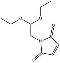 1H-Pyrrole-2,5-dione, 1-(2,2-diethoxyethyl)- Struktur