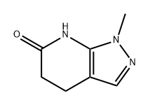 6H-Pyrazolo[3,4-b]pyridin-6-one, 1,4,5,7-tetrahydro-1-methyl- Struktur