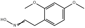 Benzeneacetaldehyde, 2,4-dimethoxy-, oxime Struktur